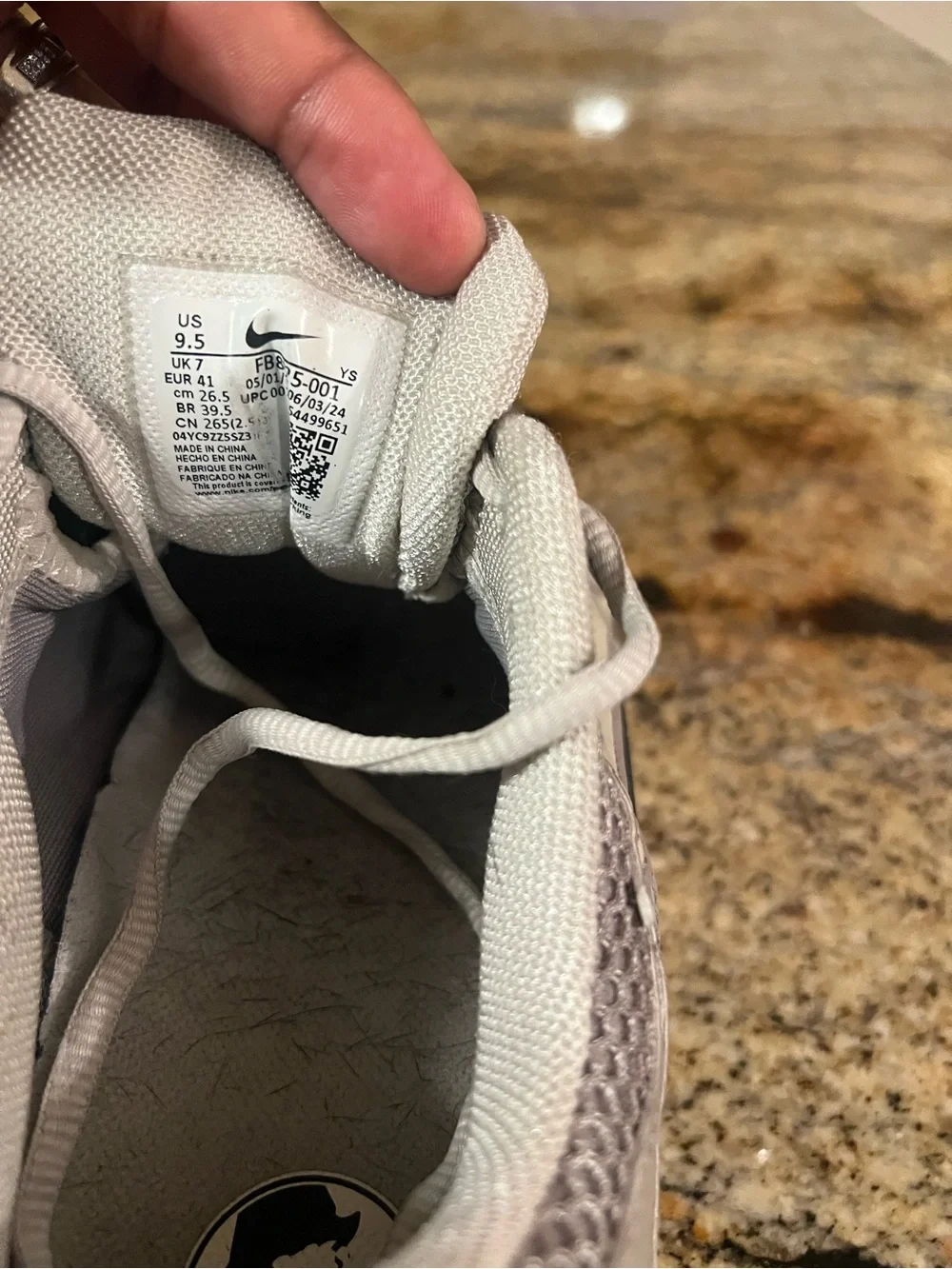 Nike Women's Gray and Black Running Sneakers